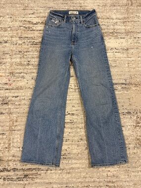 Abercrombie & Fitch Straight-Leg Jeans - Medium Blue